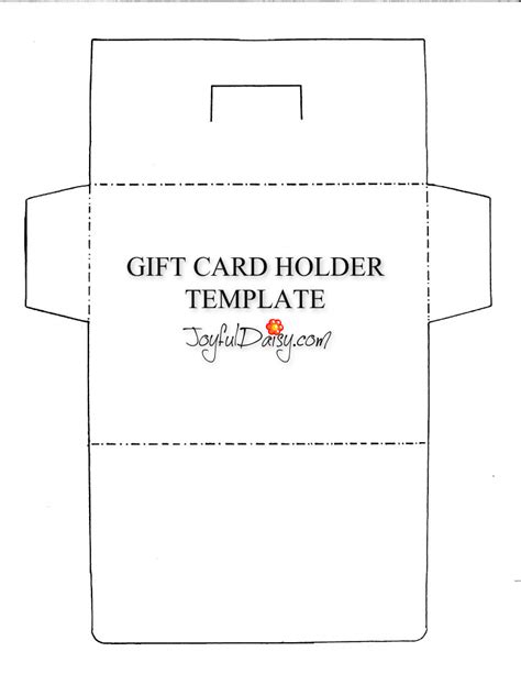 printable gift card holders.